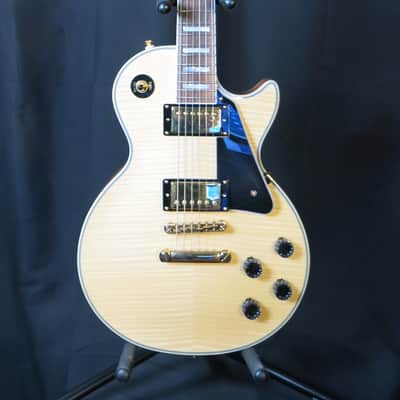 Epiphone Les Paul Custom 100th Anniversary highly flamed with case and signed pickguard image 3