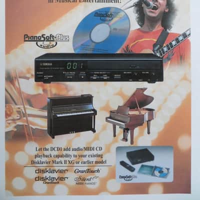 Yamaha Disklavier  DCD1 CD Player With Remote & AC Adapter  & Midi Cable image 18