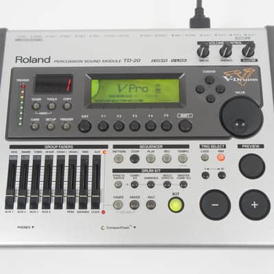 Roland TD-20 V-Drums Electronic Drum Brain Drum Machine Sound Module image 2