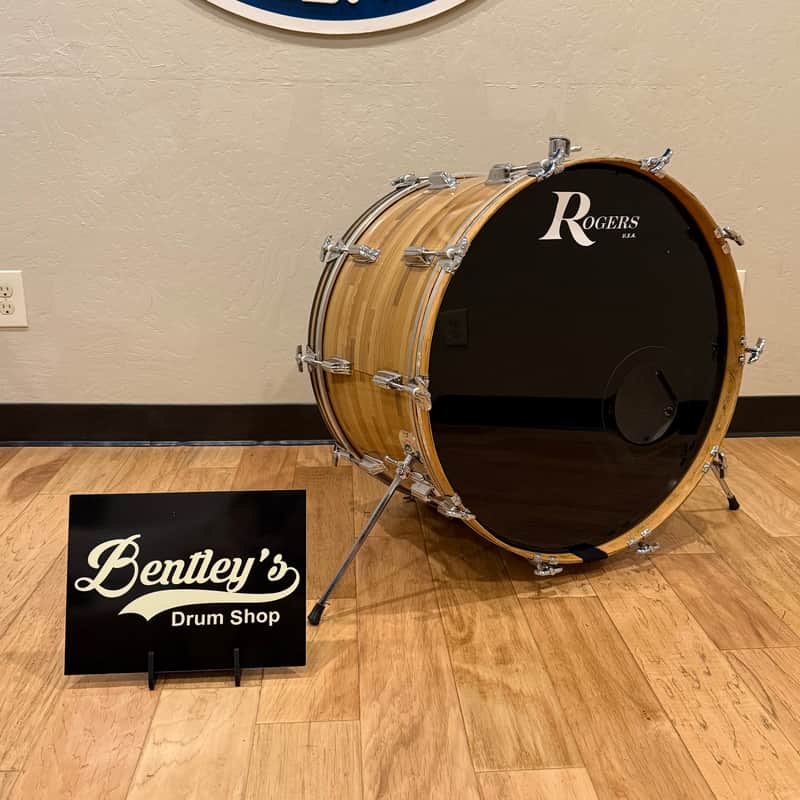 Rogers Fullerton Butcher Block 14x24" Bass Drum (Rm4) image 1