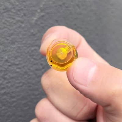 Moog Clone Knob Transparent Yellow image 2