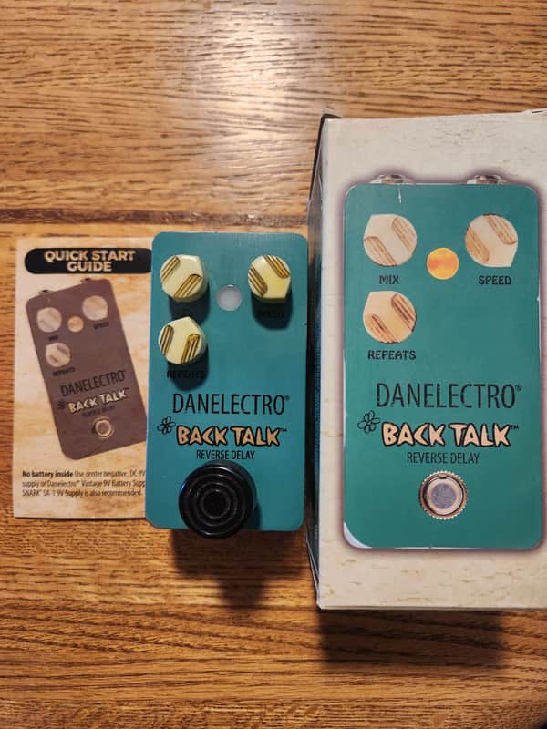 Danelectro Back Talk Reverse Delay Reissue 2020 - Seafoam Green image 1