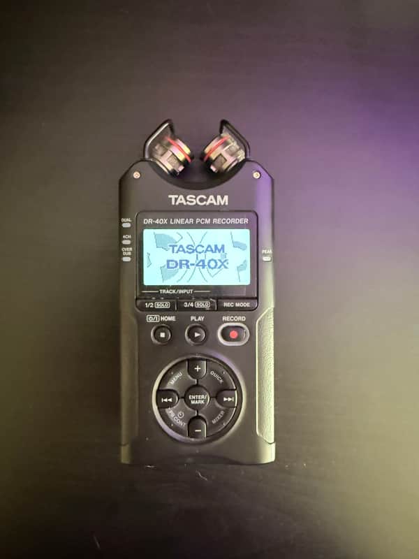 TASCAM DR-40X 4-Channel Portable Digital Recorder 2019 - 2020 - Black image 1