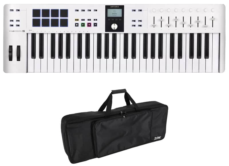 ARTURIA Keylab Essential 49 mk3 49-Key USB MIDI Keyboard Controller+On-Stage Bag image 1