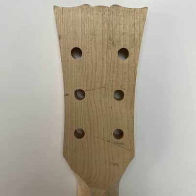 Unfinished Les Paul LP Style Guitar Maple Neck, 22 Frets Rosewood Fingerboard image 4