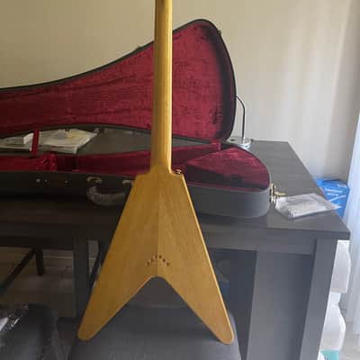 2021 Momose MFV K-STD Flying V Brazilian Fret Board Nitro Finish image 5