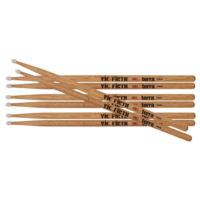 Vic Firth 7ATN - Bacchette American Classic TERRA PACK 3+1 image 1