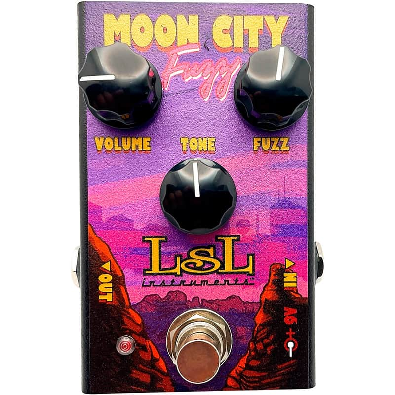 LsL Instruments MOON CITY Masters Signature Fuzz Effects Pedal Regular Black image 1