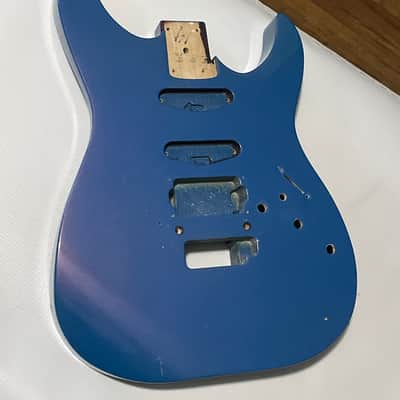 1980's Kramer USA Pacer Custom II Flip Flop FF Blue Guitar Body Floyd Ready image 5