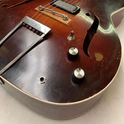 Kay Harmony Regal Archtop 1950s Refurbished With Silverfoils - Rockabilly Rat Rod image 7