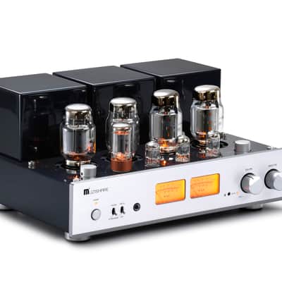 MUZISHARE 7 Push-Pull Vacuum Tube Integrated Amplifier, MM Phono Amplifier, XLR Input, Output Power 25Wx2 or 45Wx2, with Remote Control, AC115 and AC230 Switchable image 1