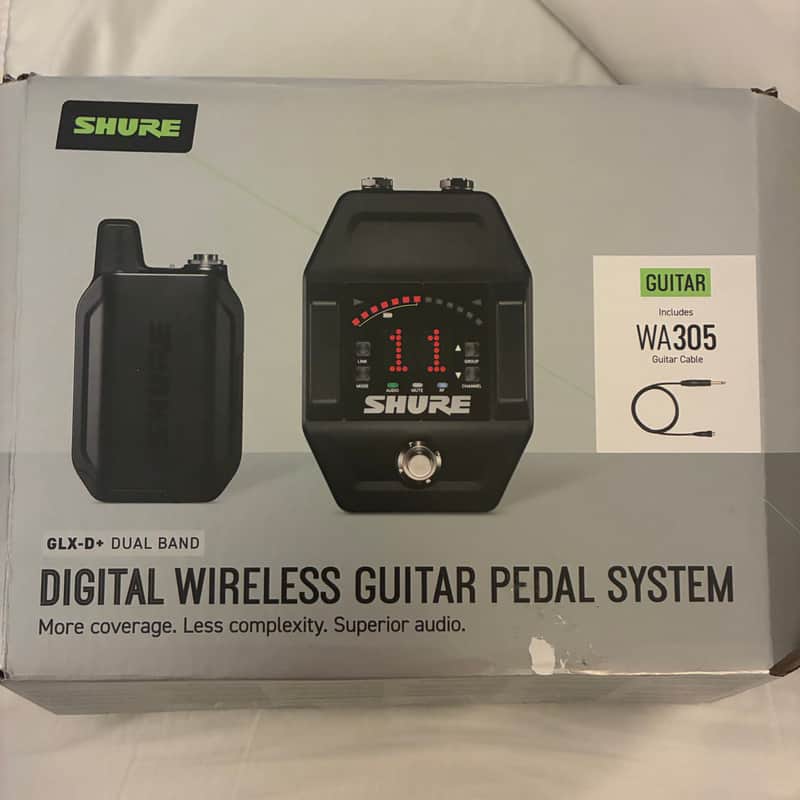 Shure GLXD16+ Wireless Guitar Pedal System 2023 - Present - Black image 1