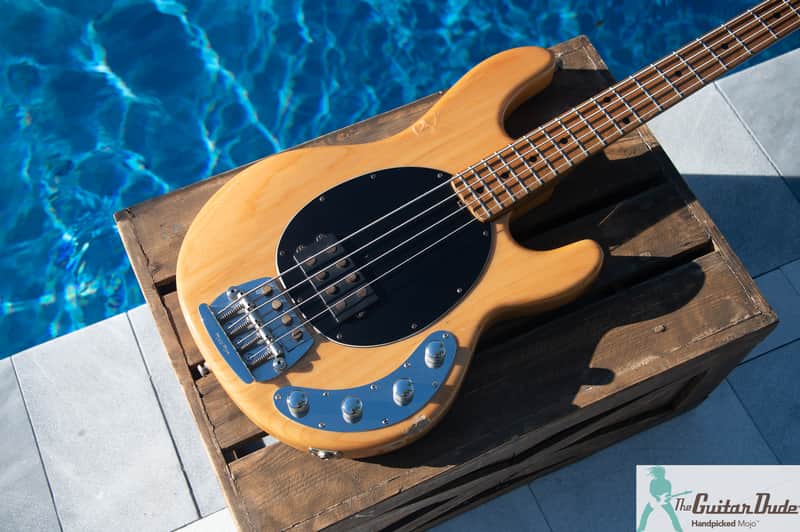 1994 Ernie Ball Music Man StingRay 3 EQ  - Killer Ash Body w Natural Gloss - Made in the USA image 1
