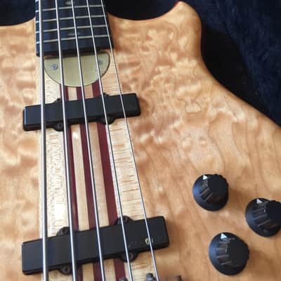 Alembic Persuader Distillate 5 String Bass Quilted Maple 1988 image 13