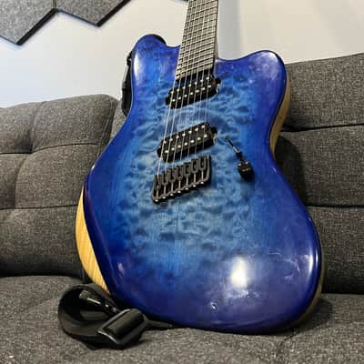 USA Custom 7 String Multiscale Jazzmaster - BKP Juggernauts Baritone Dood Craft Guitars Offset image 2