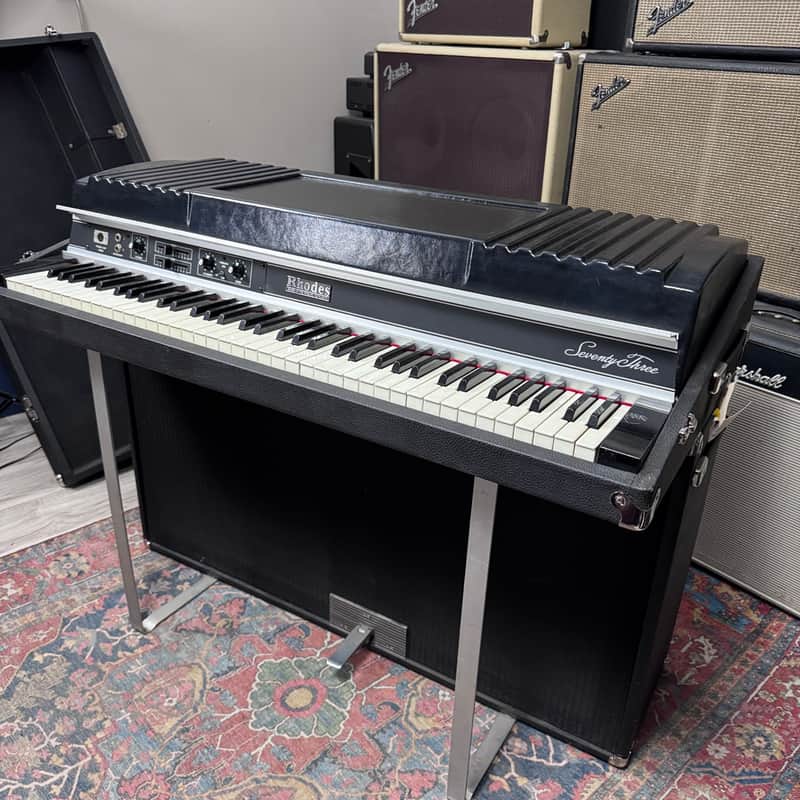 1980 Rhodes Suitcase Mk II 73 Key Vintage Electric Piano w/Janus Preamp MKI Action image 1