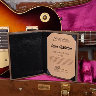 Gibson Custom Shop True Historic 1958 Les Paul Standard Reissue Flame Maple Top Sunburst 2015 w/OHSC image 11