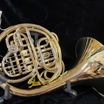 Beautiful Gold Brass Alexander 103 Double Horn image 2