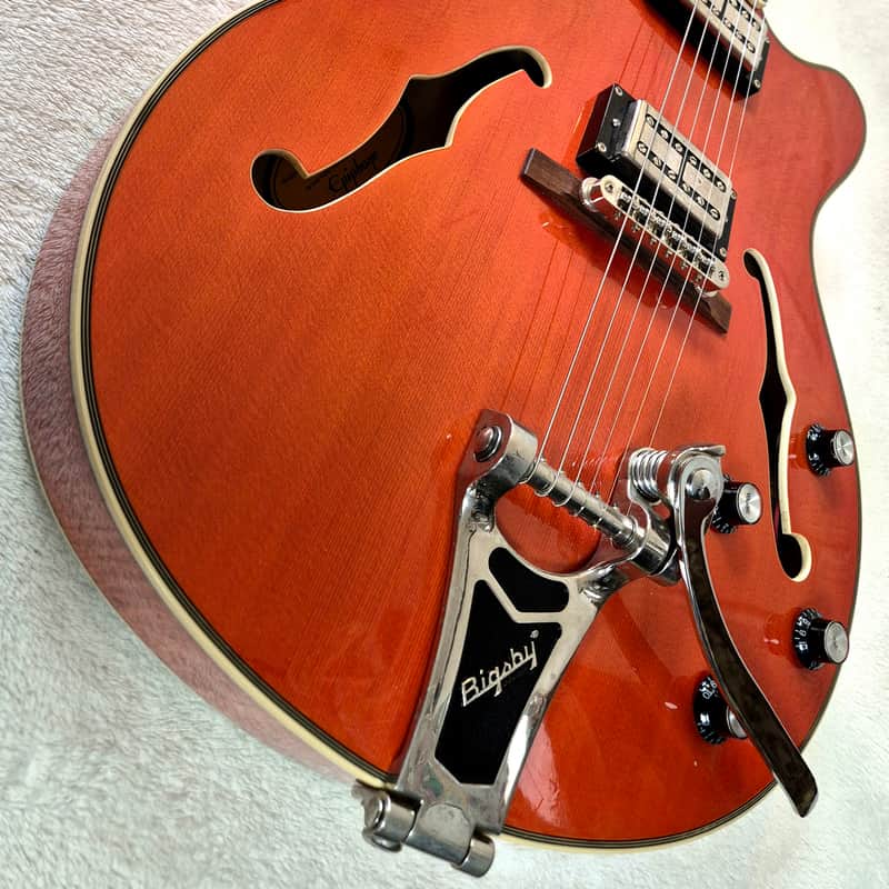 2011 Epiphone Custom Shop Emperor Swingster Sunrise Orange