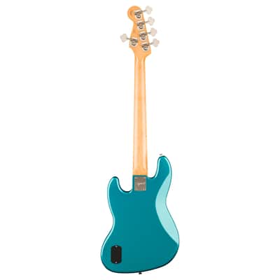 Squier Classic Vibe Active 70s Jazz Bass V MN Ocean Turquoise - 5-String Electric Bass image 5