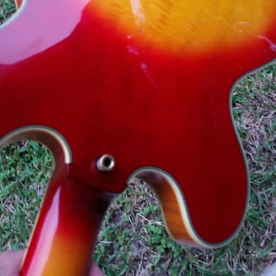 Samick SAT 650 Artist Edition ES335 Guitar OHSC image 21