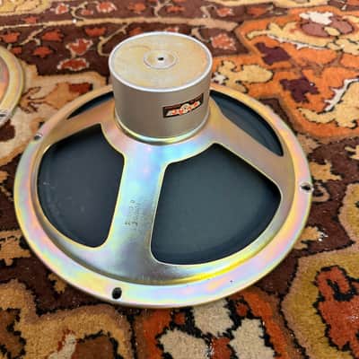 Pair Vintage 1960s WEM Watkins Vox AC10 AC4 Elac Alnico 10N/94 8ohm 10" Speaker image 5