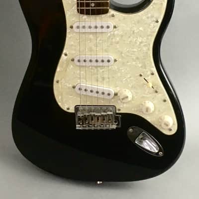 Vintage 100% Original Squier Strat 2003 Gloss Black Natural Relic