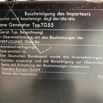Yamaha TG55 Tone Generator, Made in Japan, klassischer 90er Soundmodul Expander image 12