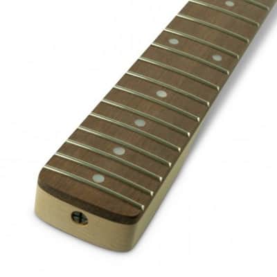 WD Licensed By Fender Replacement 21 Fret Neck For Stratocaster Fat D Pau Ferro image 4