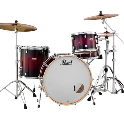Pearl Decade Maple Gloss Deep Redburst Drums 24x14/13x9/16x16 3pc Shell Pack Drumset NEW Auth Dealer image 2