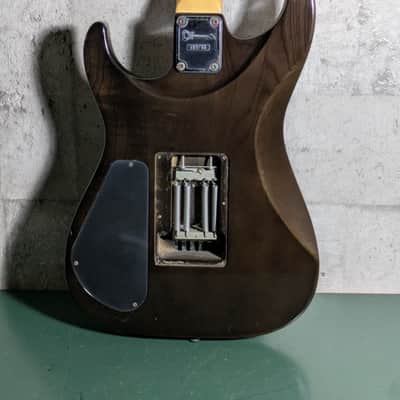 Charvel by Jackson DKA-110-HH Dinky Arched-top 90's See thru black image 8