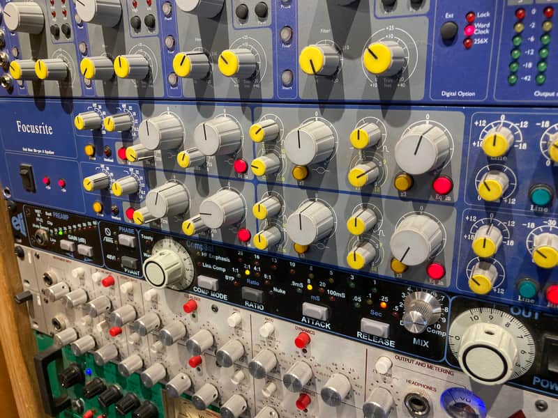 Focusrite ISA 215 Dual Mono Mic Pre and Equalizer 1990s - Blue image 1
