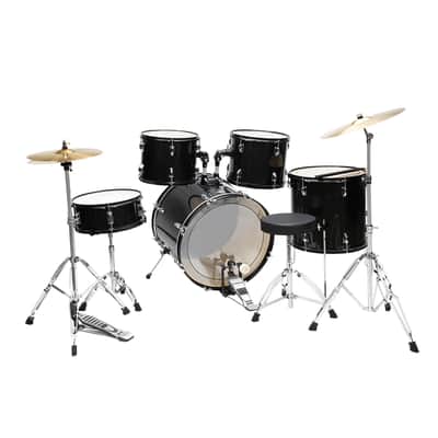 🎸5 Piece Full Size Acoustic Drum Kit with Snare, Cymbal, and Throne🎸 image 4