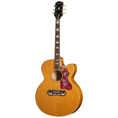 Epiphone J?200 Studio EC Acoustic?Electric Guitar – Antique Natural image 5