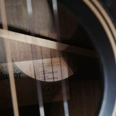 Taylor GTe Blacktop 2022 - Blacktop Walnut back DEMO image 7