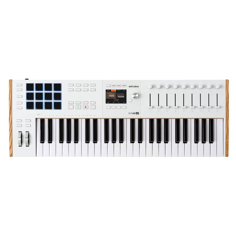Arturia KeyLab MK3 Keyboard Controller (49-Key) - White image 1