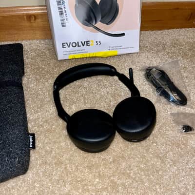 Jabra Evolve2 55 Stereo Wireless Headset - Features AirComfort Technology, Noise-Cancelling Mics & Active Noise Cancellation - Works with UC Platforms image 6