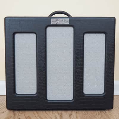Magnatone Varsity Cathedral Front 1x12 Combo Boutique Tube Amp Near Mint, Celestion Blue image 2