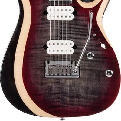 Cort X700DUALITYII-LVB X Series Duality II Double Cutaway Electric Guitar. Lava Burst image 1