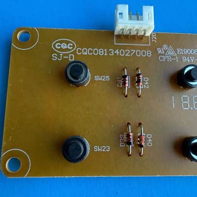 Nektar Impact LX49+ MIDI Keyboard Part: Transpose Octave Switch Button PCB Board image 3