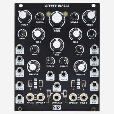 SSF Steady State Fate Stereo Dipole Eurorack Quad Core Stereo Filter Module image 1