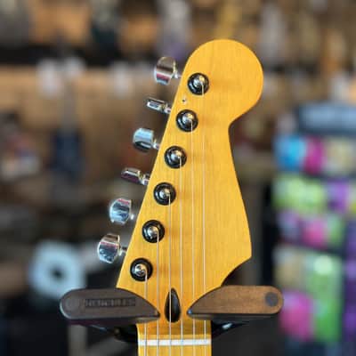"S-Style" Partscaster with Seymour Duncan JB and Emerson Electronics - Natural Top w/ Green Back image 4