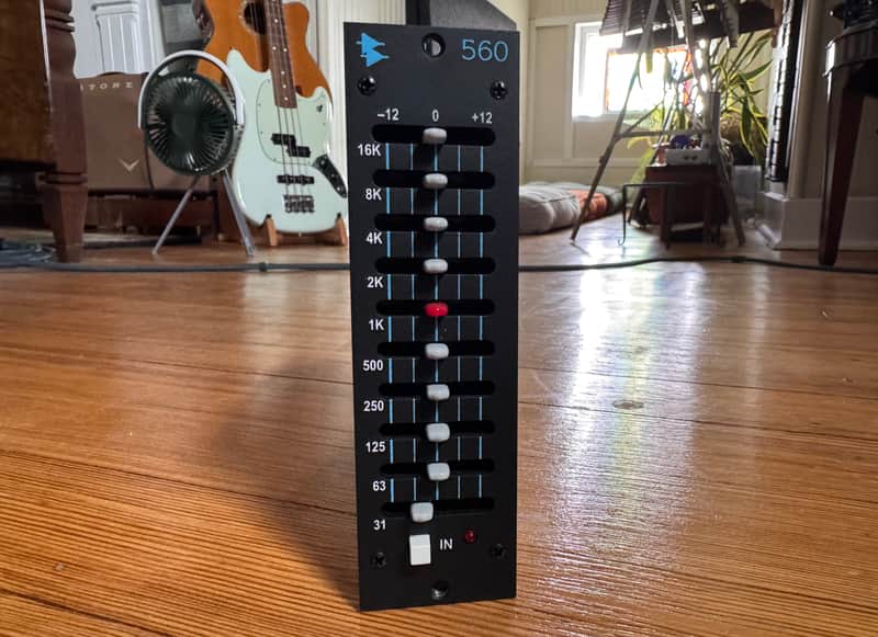 API 560 500 Series 10-Band Graphic Equalizer Module 2004 - Present - Black image 1