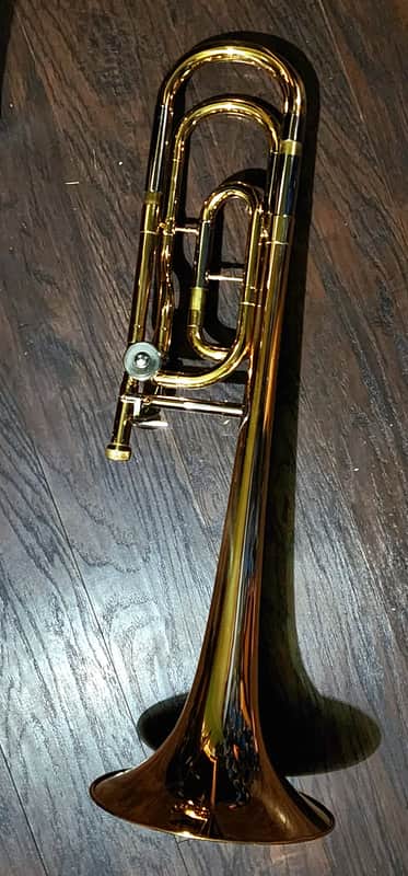 Yamaha YSL-446G Intermediate Bb/F Trombone 2010s - Lacquered Brass image 1