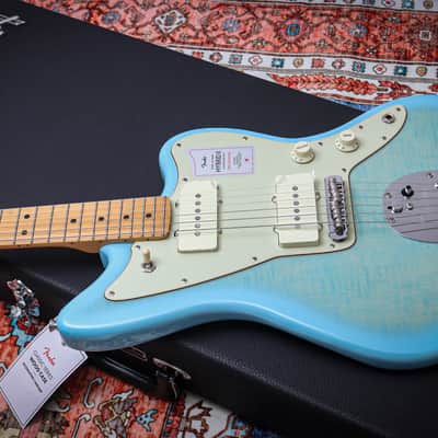 FENDER MIJ Hybrid II Jazzmaster FMT "Celeste Blue + Maple" (2024) image 4