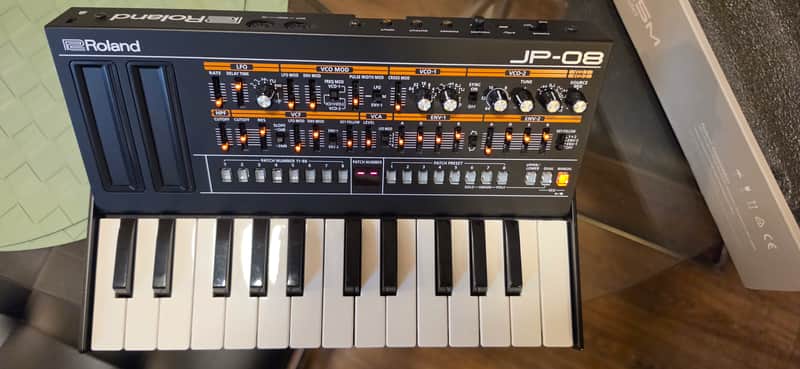 Roland JP-08 Boutique Series Digital Synthesizer Module 2015 - Present - Black image 1