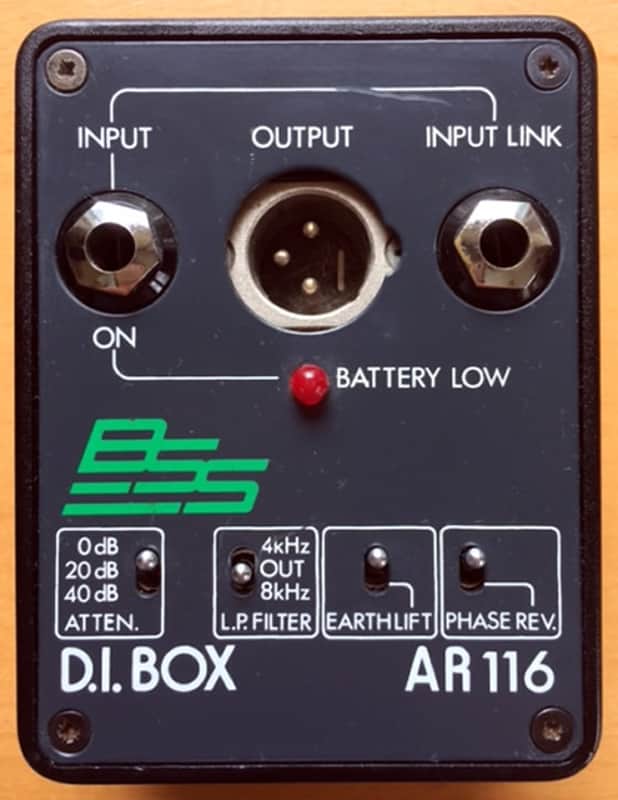 BSS AR116 Active DI box | Reverb