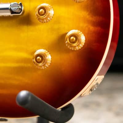 Gibson Les Paul Standard 50s Figured Electric Guitar - Iced Tea with Hardshell Case image 10