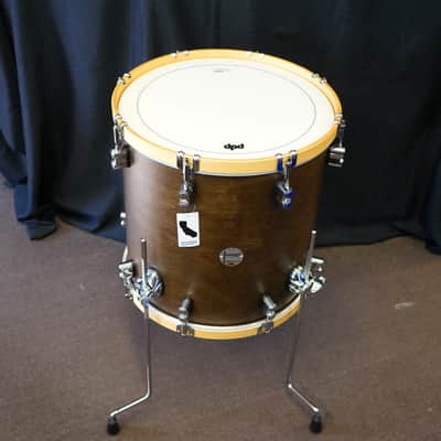 PDP Concept Maple Classic  - Walnut Stain - 16" x 16" Floor Tom w/ Legs image 3