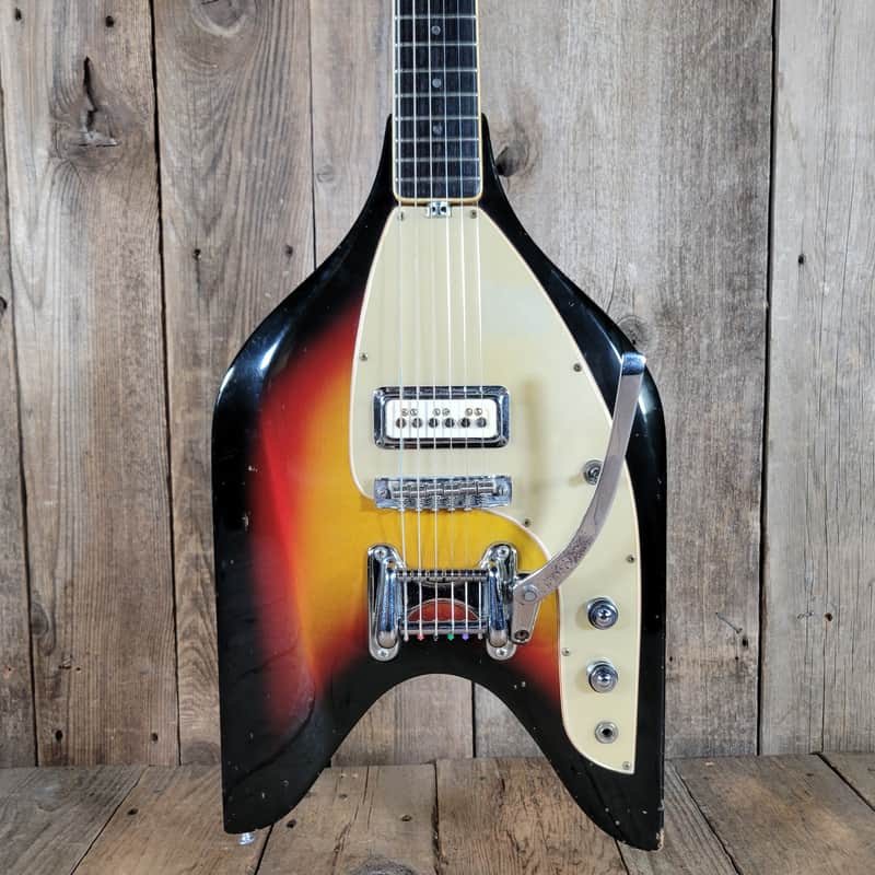 EKO Rokes Rocket VI 1960s w/OHSC - Sunburst | Reverb